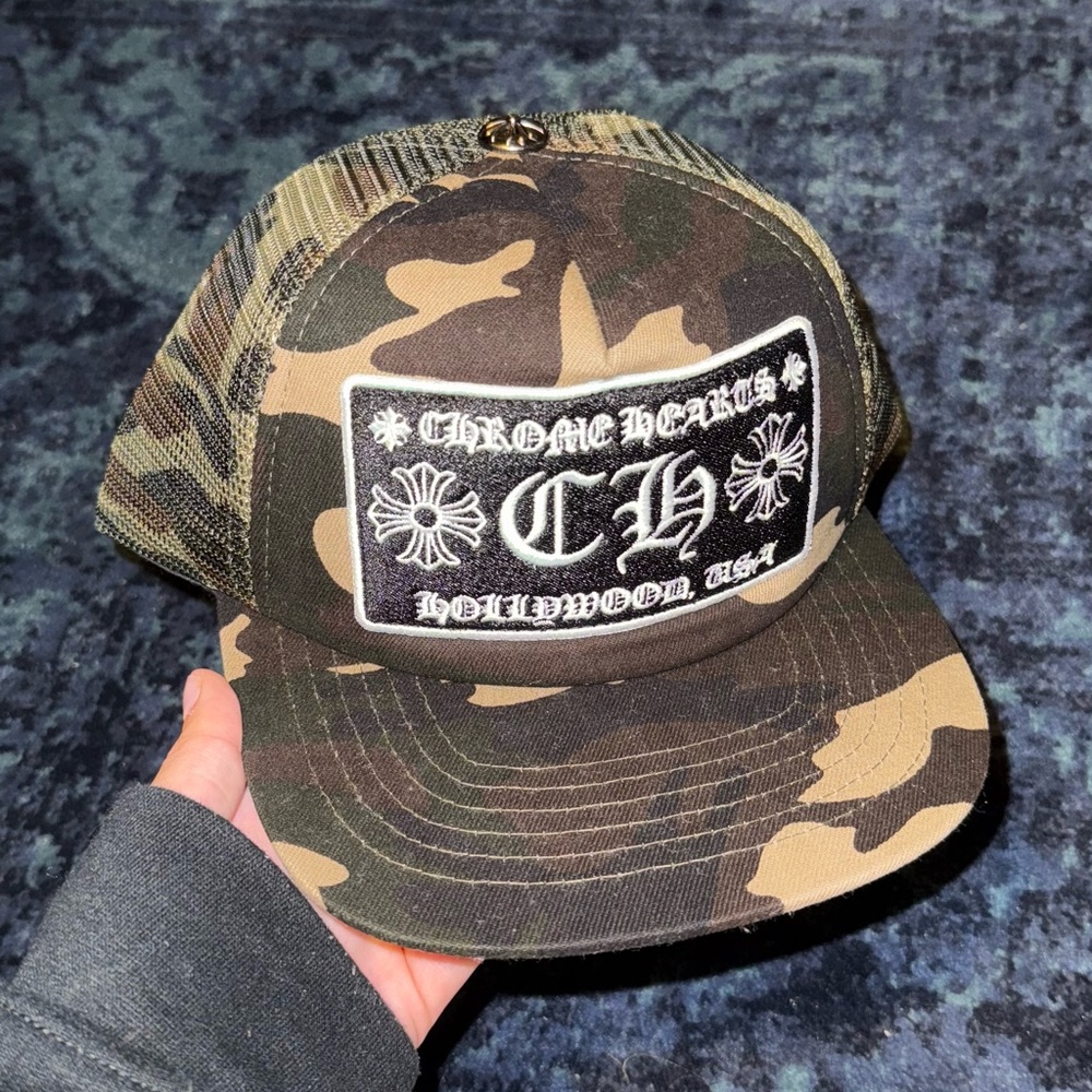 Chrome Hearts Camouflage Trucker Hat